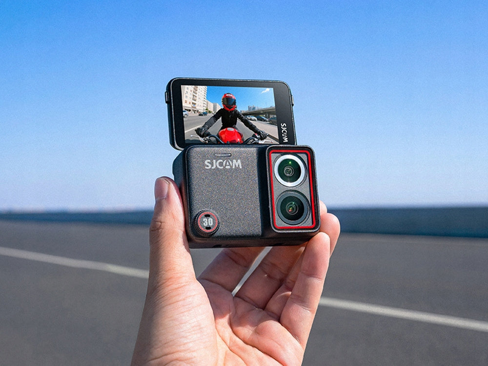Kamera SJCAM SJ30 Dual Lens 8K Obracany Ekran 2.51" 48MP 7h + Selfie stick + akcesoria