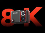 Kamera SJCAM SJ30 Dual Lens 8K Obracany Ekran 2.51" 48MP Stabilizacja 512GB + akcesoria