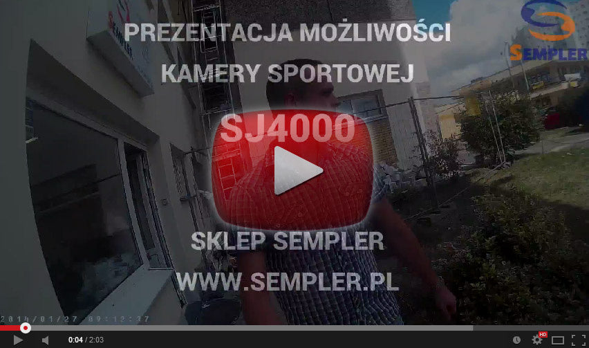 Kamera Sportowa SJCAM SJ4000 WiFi Żółta + Selfie
