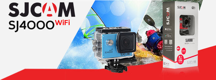 Kamera Sportowa SJCAM SJ4000 WiFi Żółta + Selfie