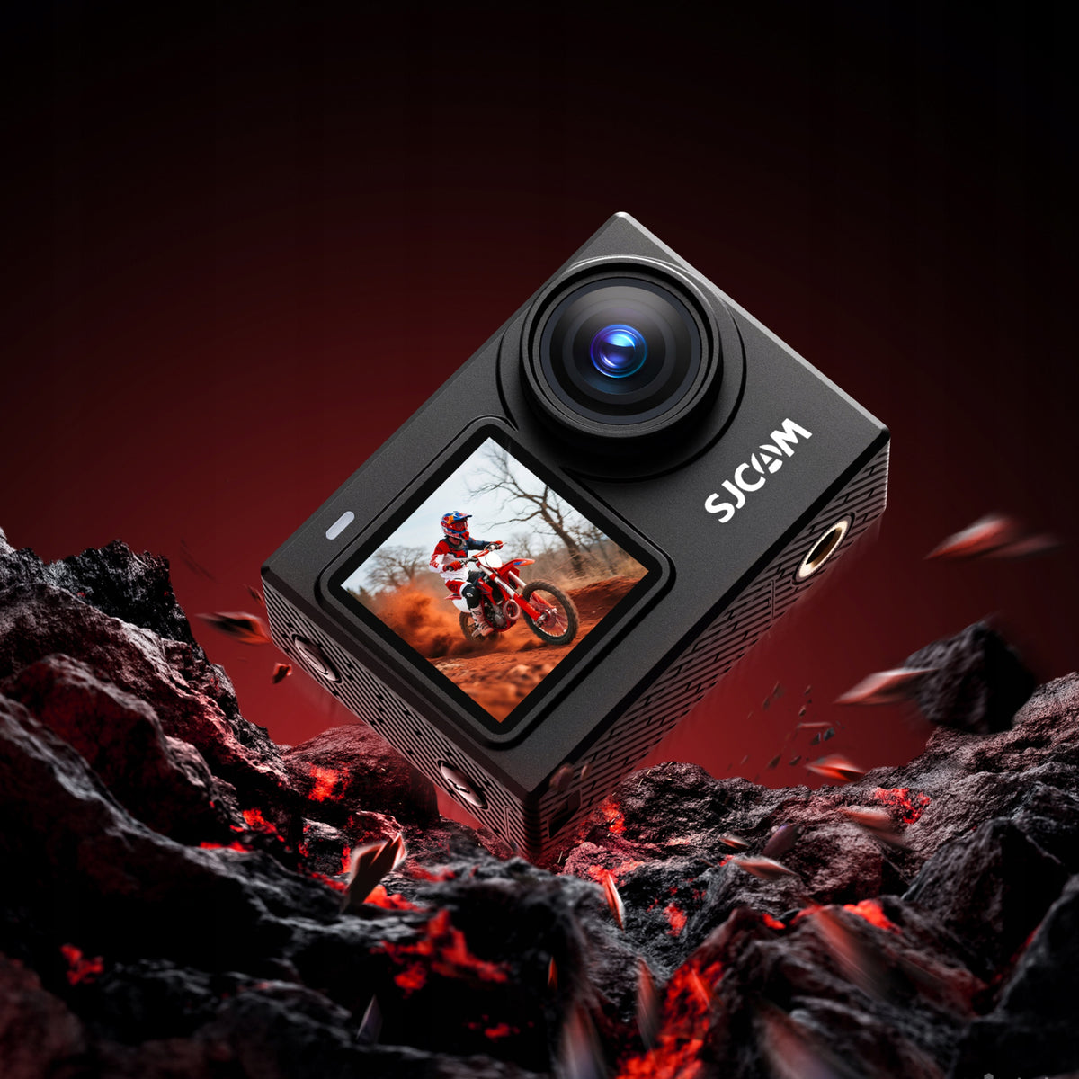 Kamera Sportowa SJCAM SJ6 Ultra 4K Dual Screen WiFi wodoodporna + akcesoria