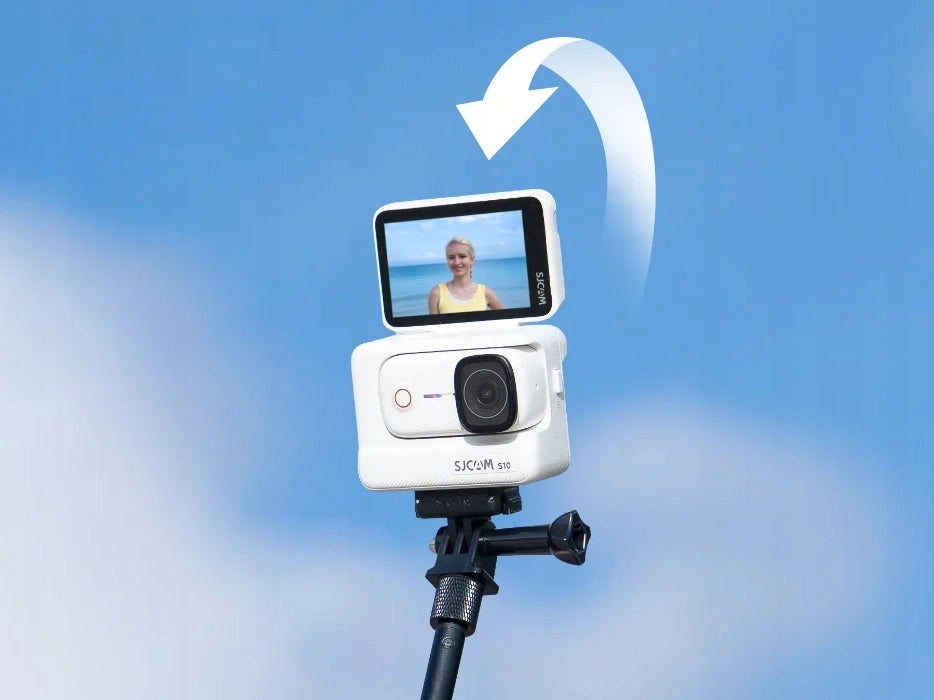 Kamera kieszonkowa SJCAM S10 Biały 4K 45g Magnetyczna -128GB