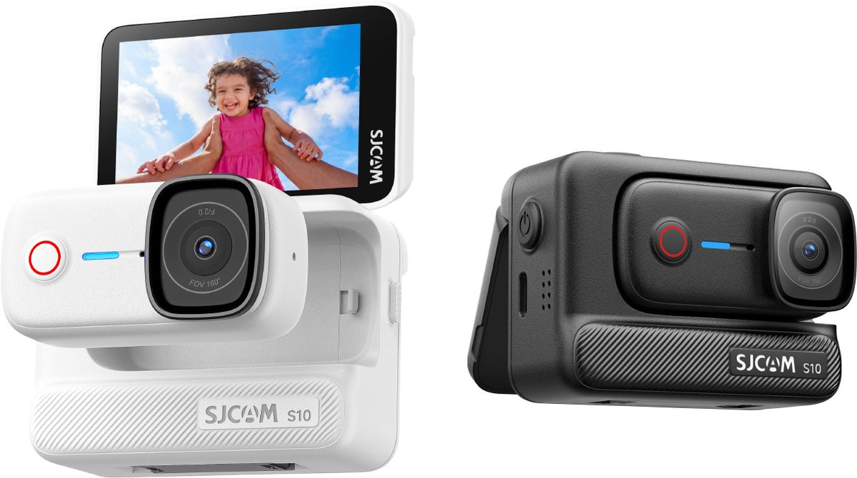 Kamera kieszonkowa SJCAM S10 Biały 4K 45g Magnetyczna -128GB