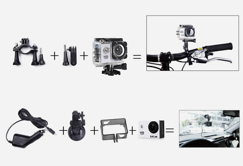 Kamera sportowa SJ4000 SJCAM WiFi 4k / 30FPS