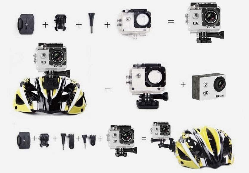 Kamera sportowa SJ4000 SJCAM WiFi 4k / 30FPS Złota