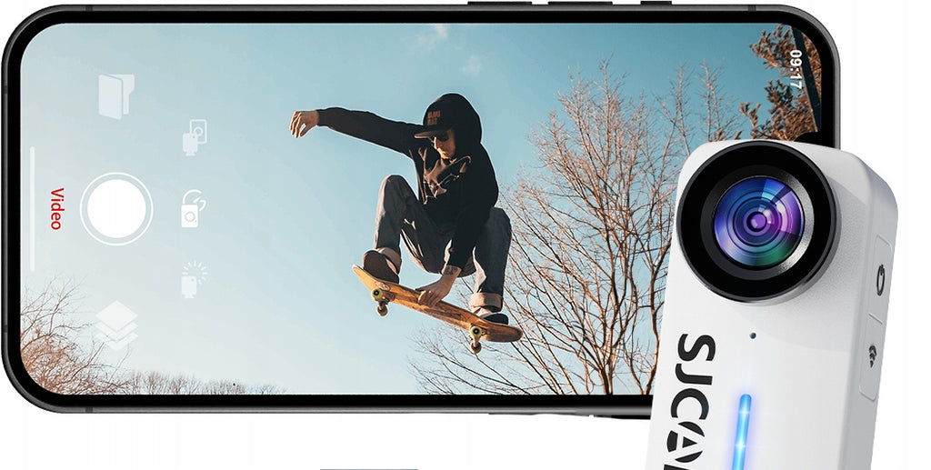 Kamera sportowa SJCAM C110 White 4K30FPS 15MP Wodoodporna Wi-fi + akcesoria