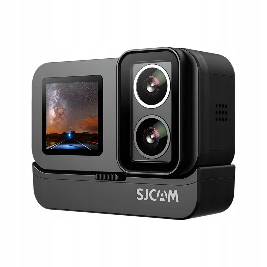 Kamera sportowa SJCAM SJ20 + Akumulatorowy uchwyt do kamery 4K Dual lens PL