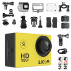 Kamera sportowa SJCAM SJ4000 fullhd 1080p menu PL org zółta 30FPS