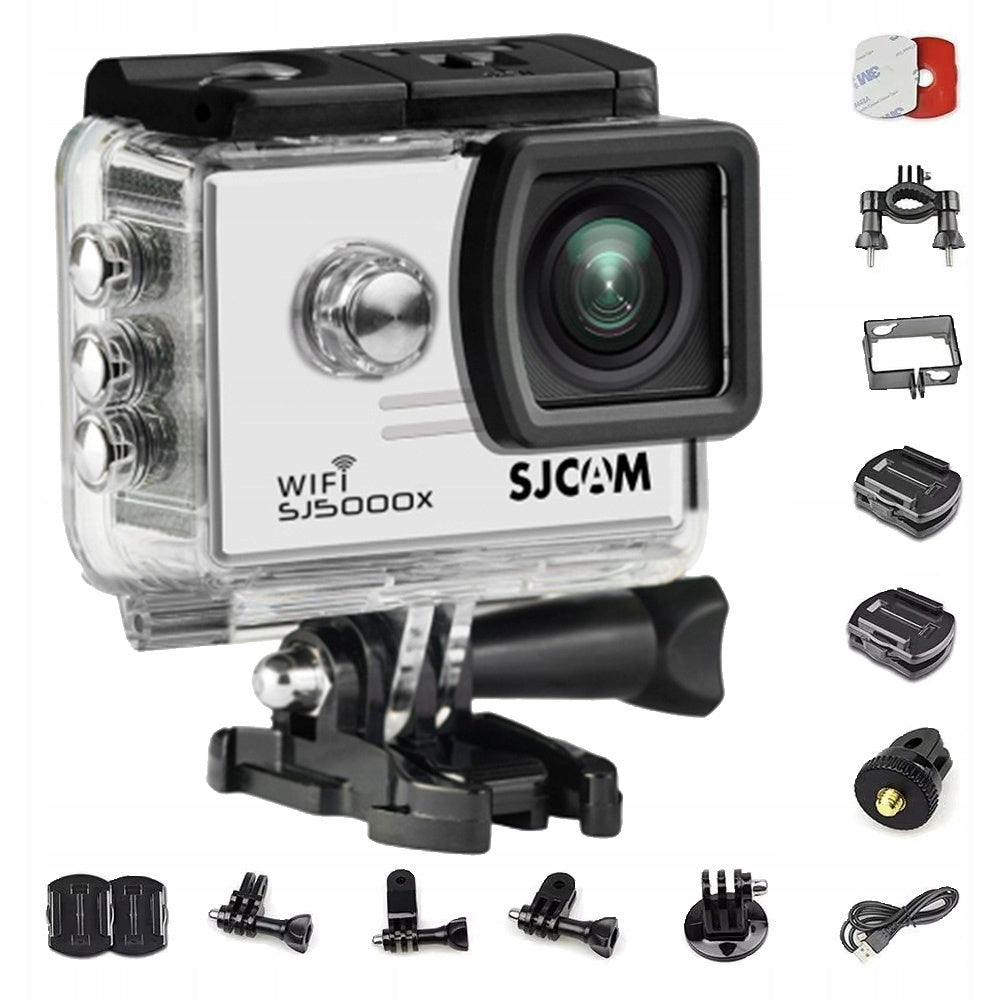 Kamera sportowa SJCAM SJ5000X biała Wi-Fi 4K UHD