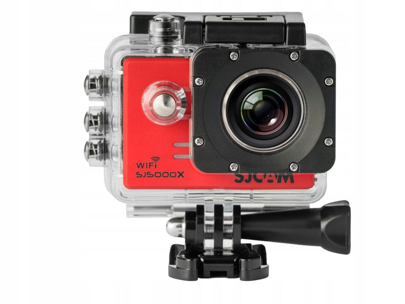Kamera sportowa SJCAM SJ5000X czerwona Wi-Fi 4K UHD