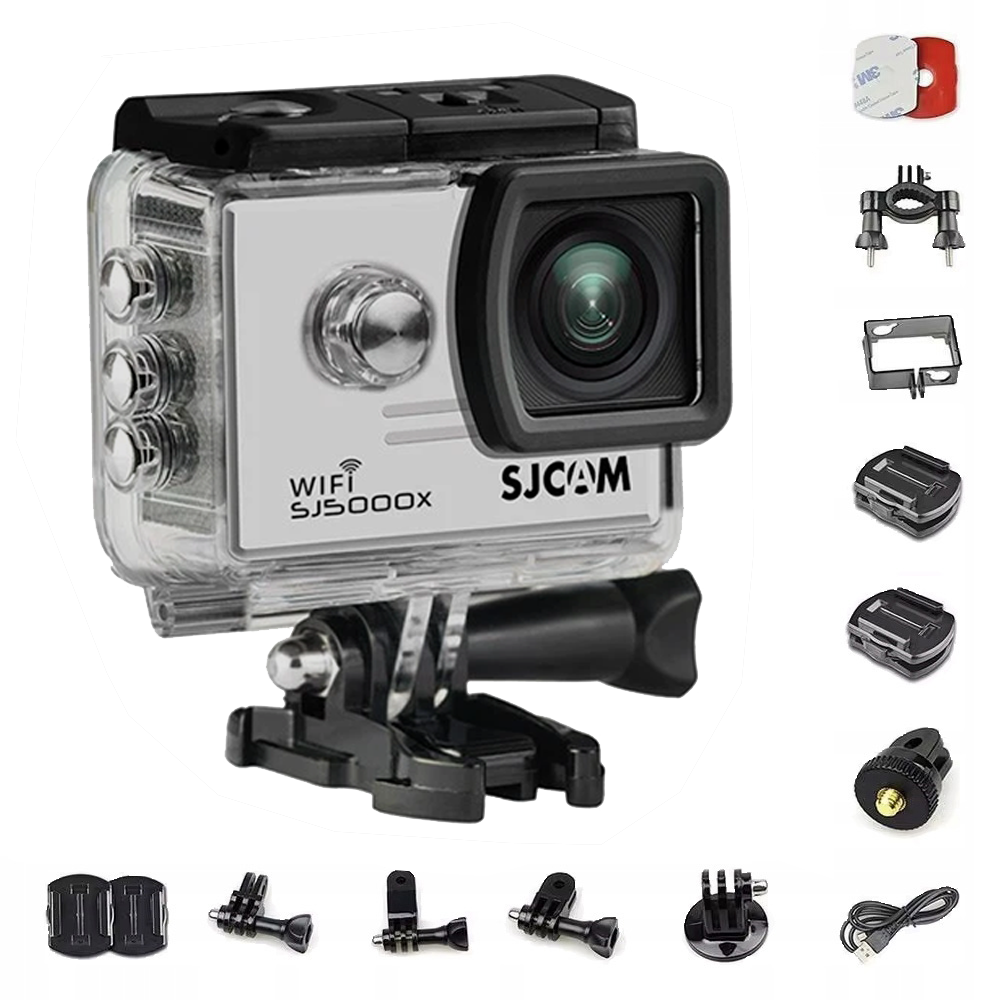 Kamera sportowa SJCAM SJ5000X srebrna Wi-Fi