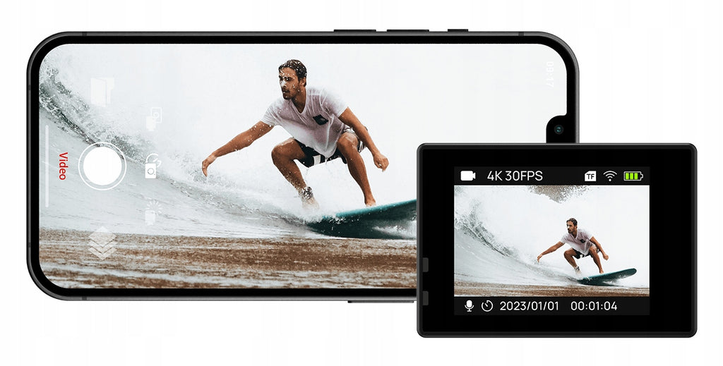 Kamera sportowa SJCAM SJ5000X srebrna Wi-Fi