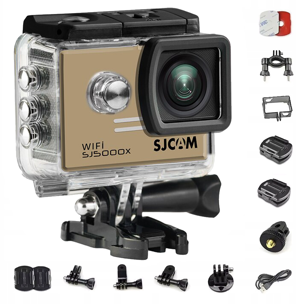 Kamera sportowa SJCAM SJ5000X złota Wi-Fi 4K UHD