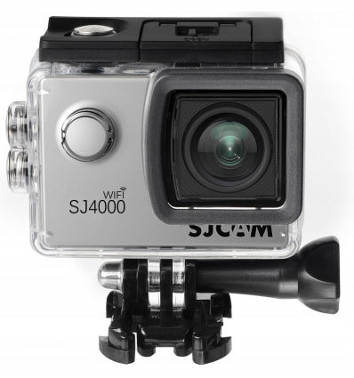 Kamera sportowa SJCam SJ4000 Wi-Fi srebrna 4k / 30FPS menu PL