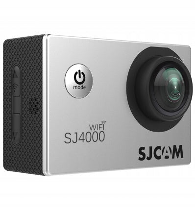 Kamera sportowa SJCam SJ4000 Wi-Fi srebrna 4k / 30FPS menu PL