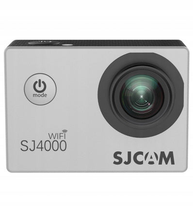 Kamera sportowa SJCam SJ4000 Wi-Fi srebrna 4k / 30FPS menu PL