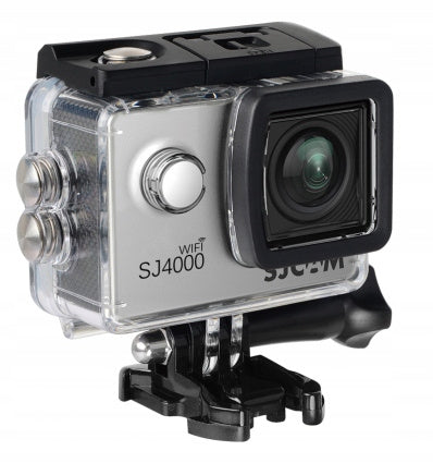 Kamera sportowa SJCam SJ4000 Wi-Fi srebrna 4k / 30FPS menu PL