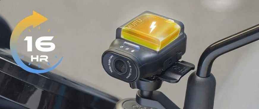 Kamera wideorejestrator na motocykl MUFU V11S pro Full HD 30fps BATERIA15h