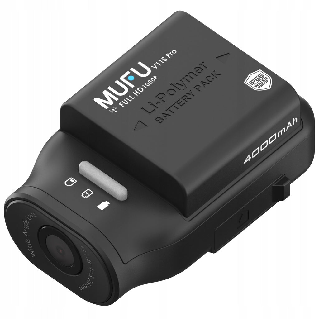 Kamera wideorejestrator na motocykl MUFU V11S pro Full HD 30fps BATERIA15h