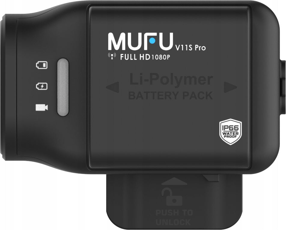 Kamera wideorejestrator na motocykl MUFU V11S pro Full HD 30fps BATERIA15h