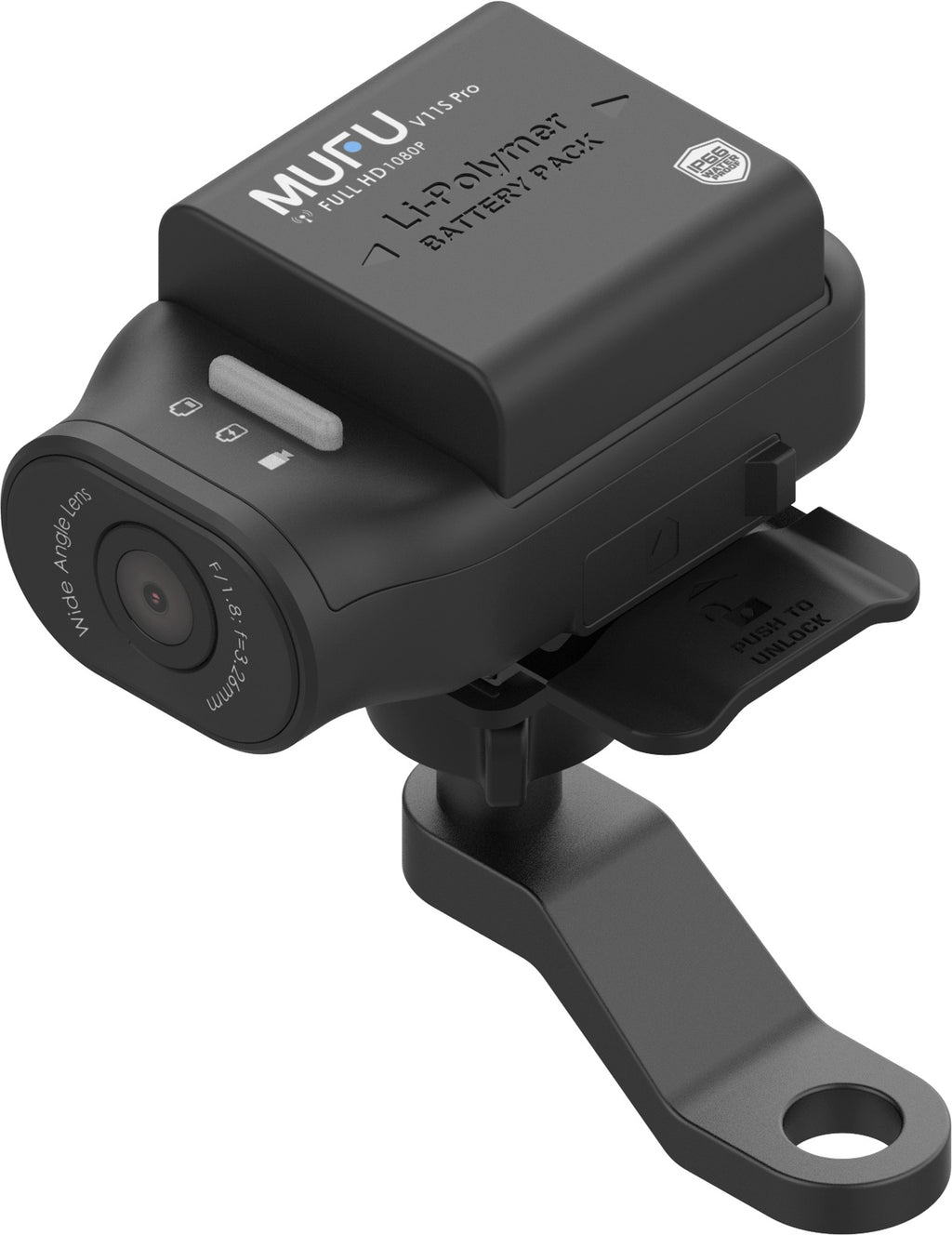 Kamera wideorejestrator na motocykl MUFU V11S pro Full HD 30fps BATERIA15h