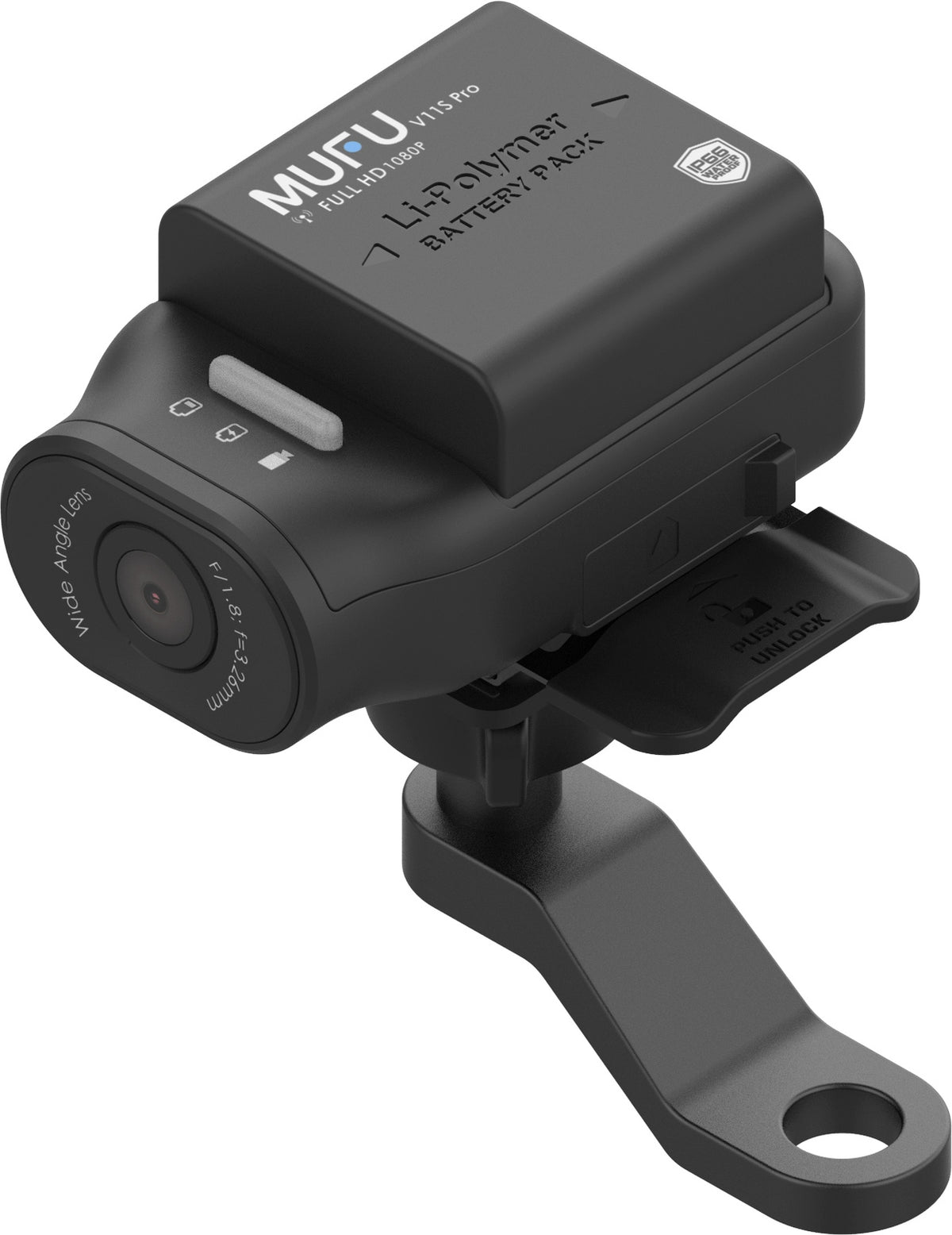 Kamera wideorejestrator na motocykl MUFU V11S pro Full HD 30fps BATERIA15h
