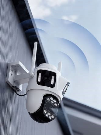 Kamera zewnętrzna LENYES CC202 WiFi 4K 8MP 3 obiektywy AI ptz 360°