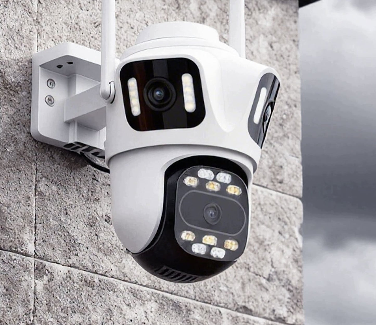 Kamera zewnętrzna LENYES CC202 WiFi 4K 8MP 3 obiektywy AI ptz 360°