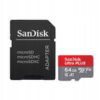 Karta microSDXC SanDisk Ultra Plus 64 gb klasa 10 (150MB/s)