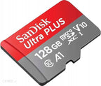 Karta pamięci SanDisk Ultra Plus microSDXC 128 gb + adapter