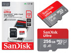 Karta pamięci SanDisk Ultra microSDXC 256GB 150MB/s A1 + Adapter SD
