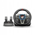 Kierownica wyścigowa FlashFire Buddh Mini racing F119 (wymienna obręcz) + pedały