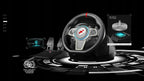 Kierownica wyścigowa FlashFire Buddh Mini racing F119 (wymienna obręcz) + pedały