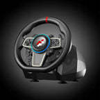 Kierownica wyścigowa FlashFire Buddh Mini racing F119 (wymienna obręcz) + pedały