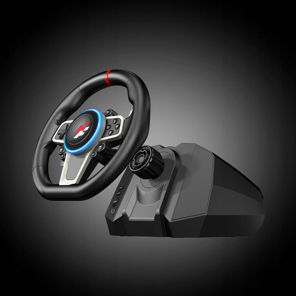 Kierownica wyścigowa FlashFire Buddh Mini racing F119 (wymienna obręcz) + pedały