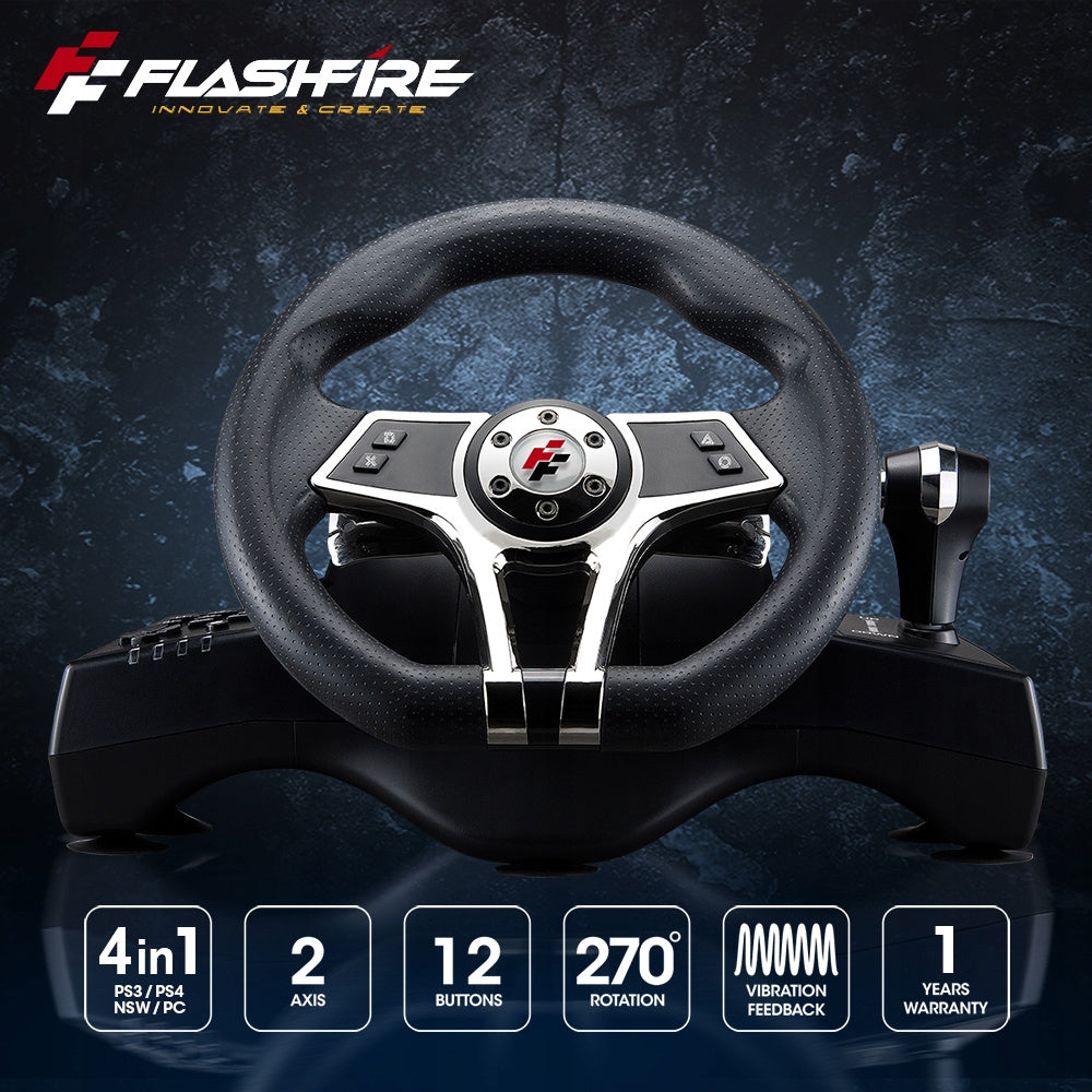 Kierownica wyścigowa FlashFire FlashFire force WH-3103V-D Hurricane Wheel