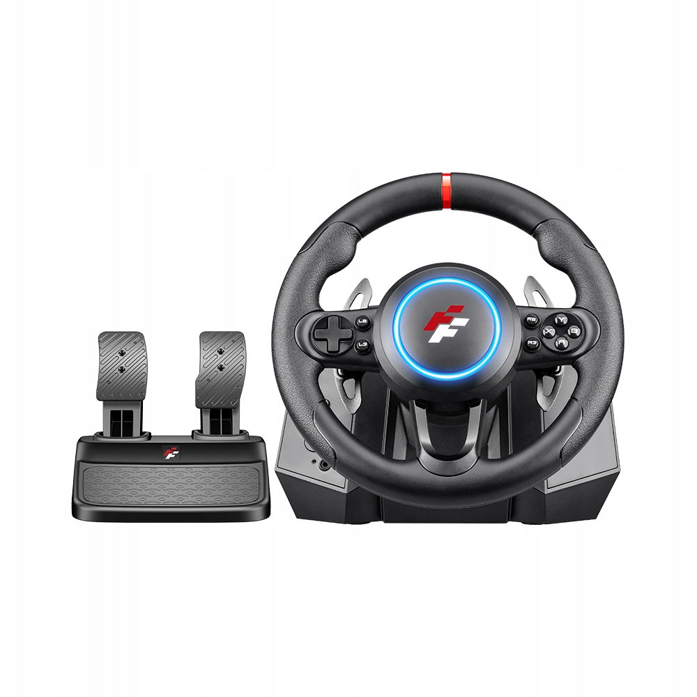 Kierownica wyścigowa Flashfire sepang mini F118 (wymienna obręcz) + pedały