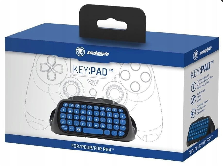Klawiatura bezprzewodowa kontrolera PS4 S