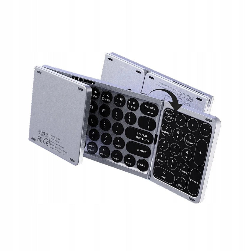 Klawiatura składana LENYES WK110 Bluetooth Touchpad Numpad 82 klawisze