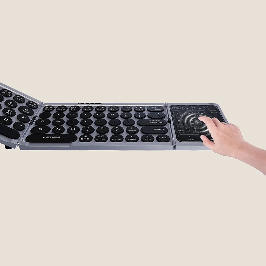 Klawiatura składana LENYES WK110 Bluetooth Touchpad Numpad 82 klawisze
