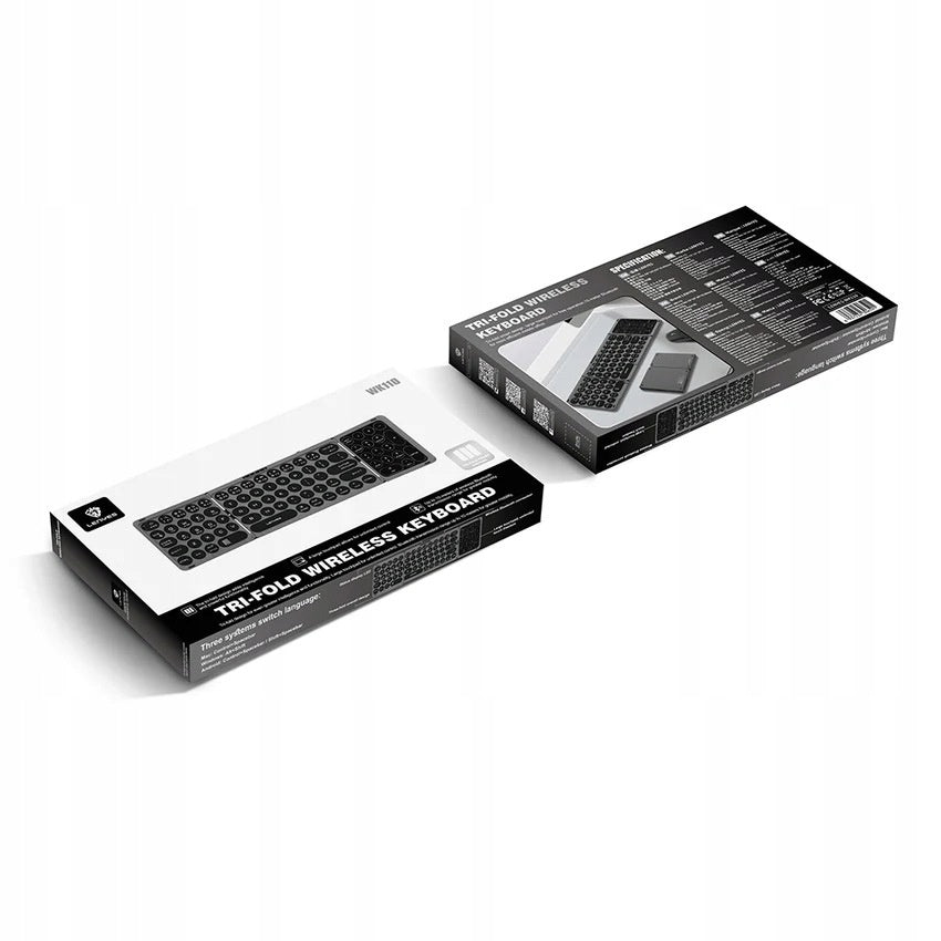 Klawiatura składana LENYES WK110 Bluetooth Touchpad Numpad 82 klawisze