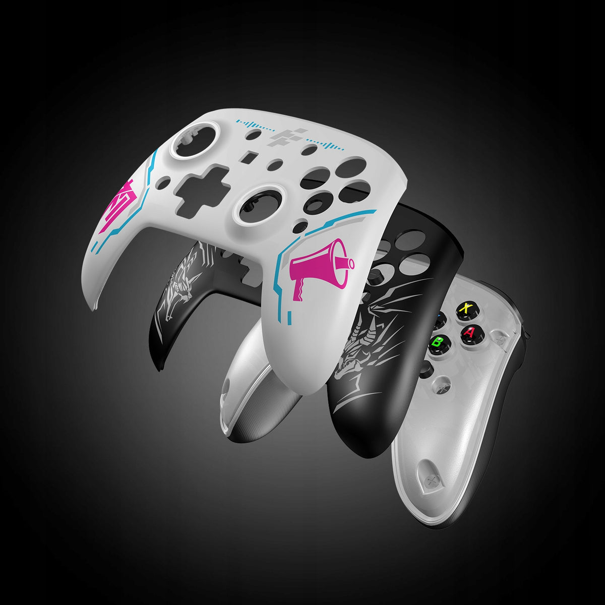 Kontroler do Nintendo Switch / PC pad FlashFire Master S203 + 2 nakładki