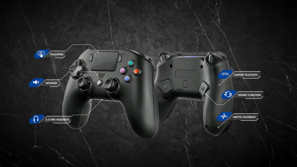 Kontroler do PS4/PC pad FlashFire Bluetooth P201BK - czarny