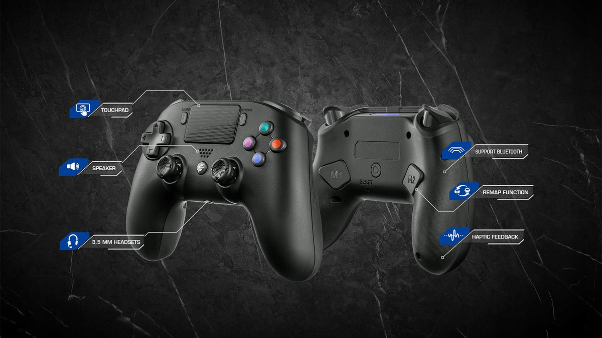 Kontroler do PS4/PC pad FlashFire Bluetooth P201BK - czarny