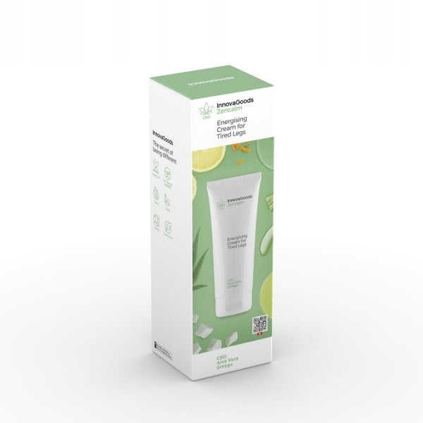 Krem energetyzujący do zmęczonych nóg stóp wegański cbd Zencalm InnovaGoods