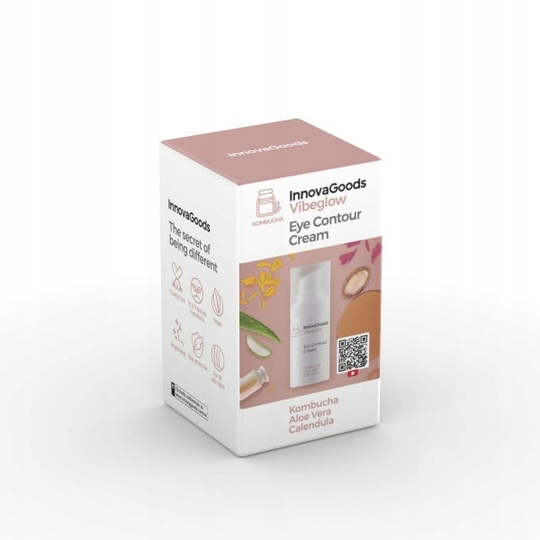 Krem pod oczy Pielęgnacyjny wegański Kombucha Vibeglow InnovaGoods natural