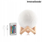 Księżycową Lampę LED z Akumulatorem Moondy InnovaGoods + pilot