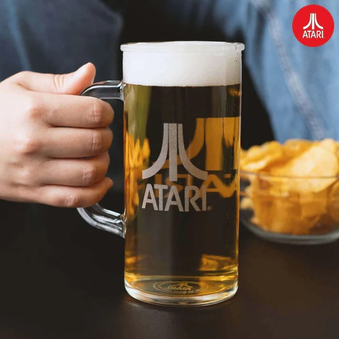 Kufel do piwa 1 pint z logo Atari licencja official Beer Glass 600 ml