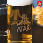 Kufel do piwa 1 pint z logo Atari licencja official Beer Glass 600 ml