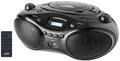 Kultowy Radioodtwarzacz boombox JVC RDE661B czarny Bluetooth USB cd FM 4W